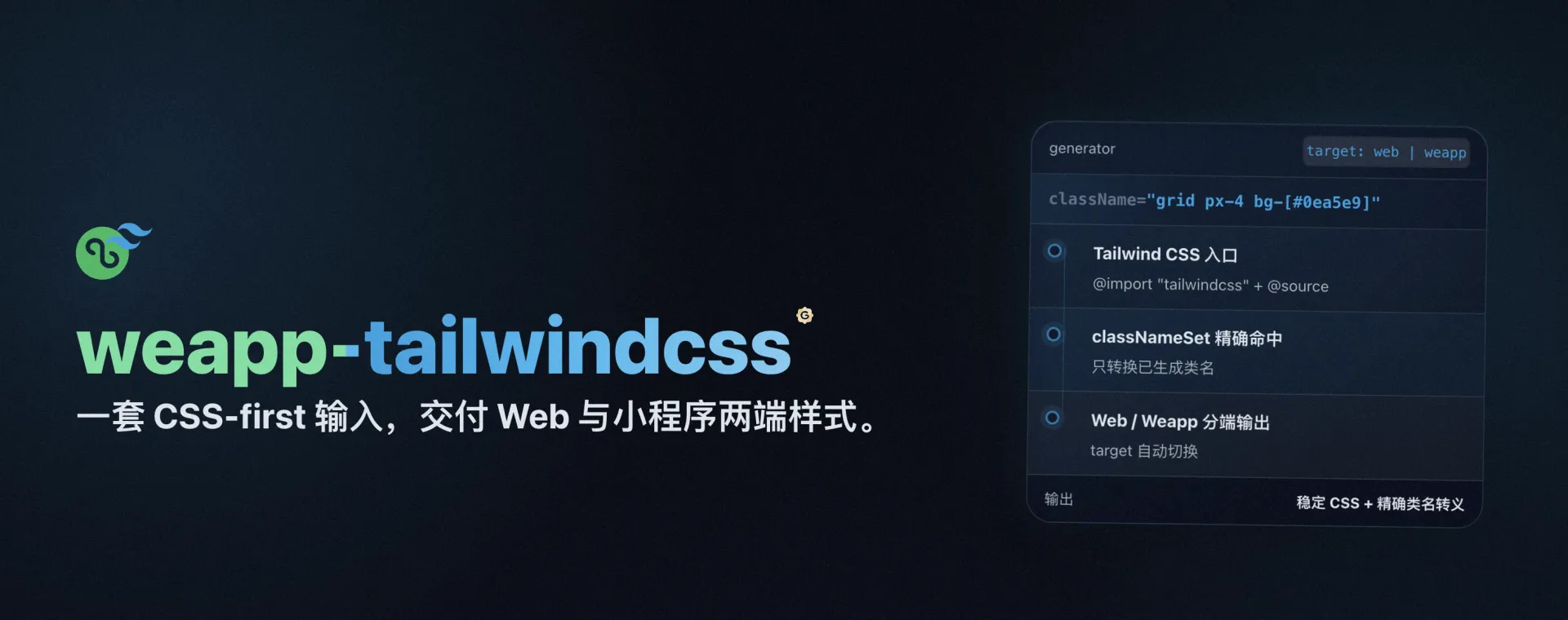 体验下weapp-tailwindcss小程序里用tailwindcss